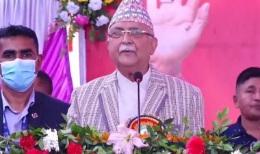 गठबन्धनलाई स्थानीय चुनावमा पत्तासाफ हुनेगरी धूलो चटाइन्छ:  ओली