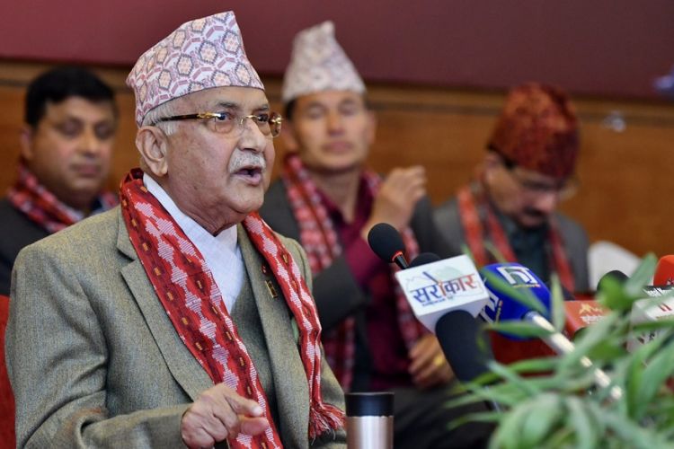 देशभर सत्ता गठबन्धनलाई एउटै कुच्चाले बडार्छौंः ओली