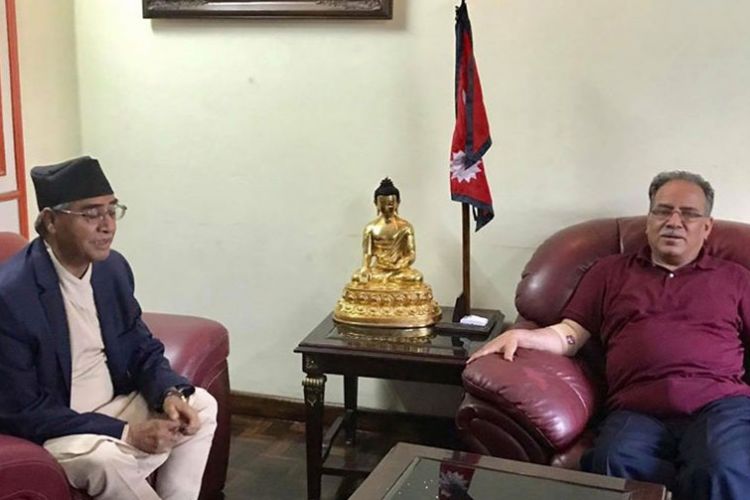 प्रधानमन्त्री देउवालाई भेटेर प्रचण्डले गरे यस्तो आग्रह