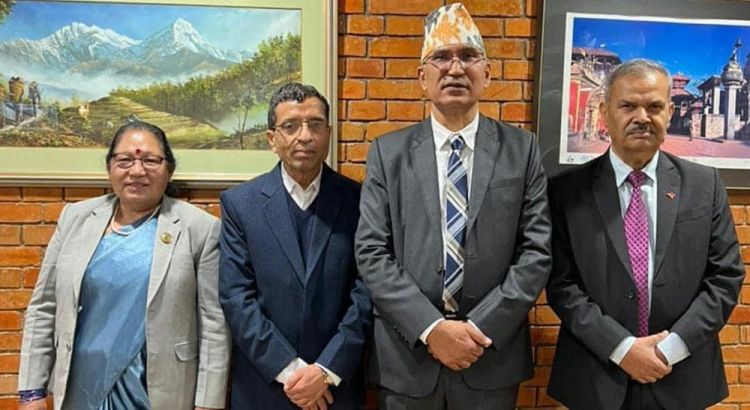 उपाध्यक्ष विष्णु पौडेलसहित एमालेका चार नेता चीन प्रस्थान