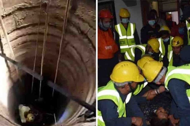 बूढानीलकण्ठमा ५० फिट गहिरो इनारमा खसेकी महिलाको उद्धार