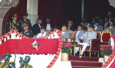 गणतन्त्र दिवसमा सैनिक मञ्चमा विशेष समारोह (फोटो फिचर)