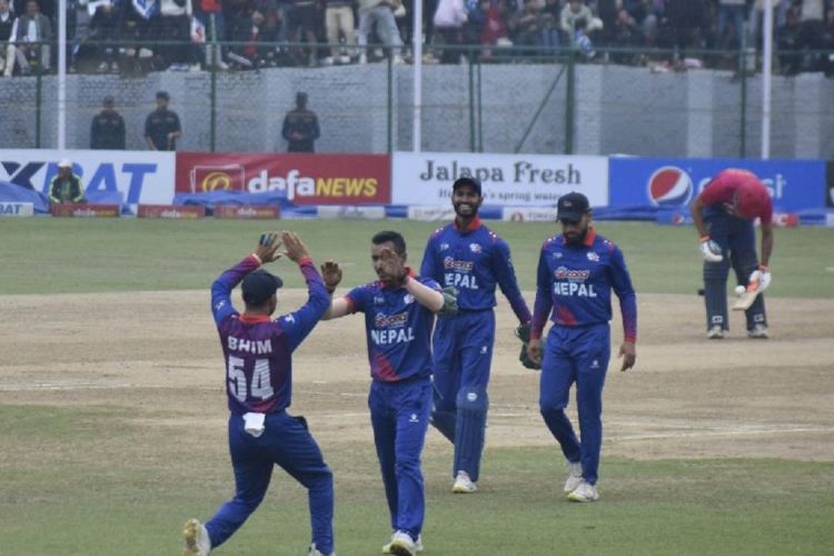 एसीसी प्रिमियर कपः नेपालले लियो नवौँ विकेट