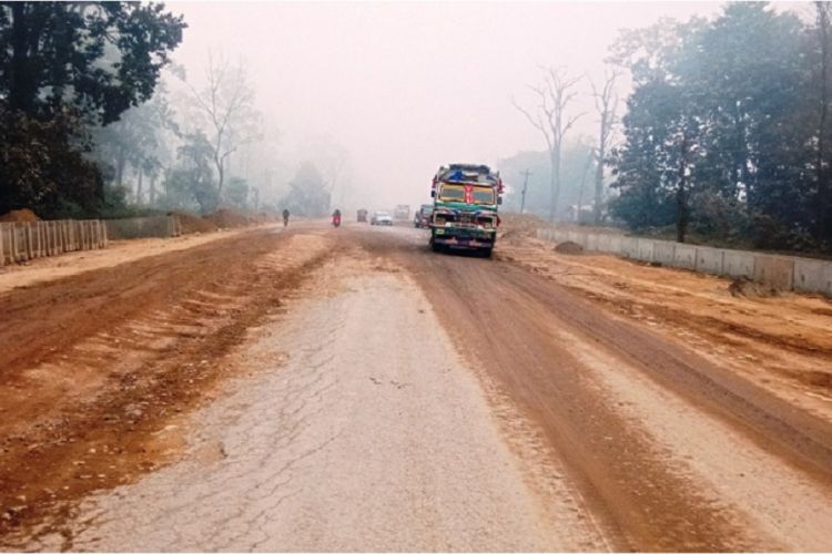नारायणघाट–बुटवल सडक खण्डको काम २६ प्रतिशत मात्रै सकियो