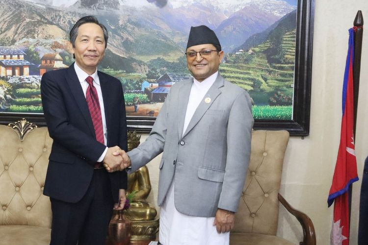 राष्ट्रिय सभा अध्यक्ष तिमिल्सिना र भियतनामका पूर्वगृहमन्त्रीबीच भेटवार्ता
