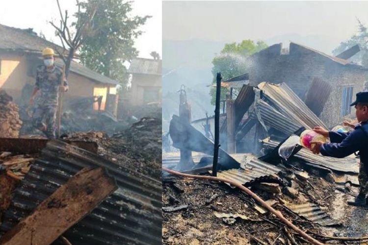 अर्घाखाँची आगलागी अपडेटः जलेर गम्भीर घाइते भएका ४ जनाको मृत्यु