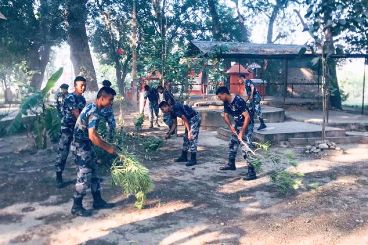 स्थापना दिवसमा सशस्त्रको विविध कार्यक्रम, ३१ जनाले गरे रक्तदान