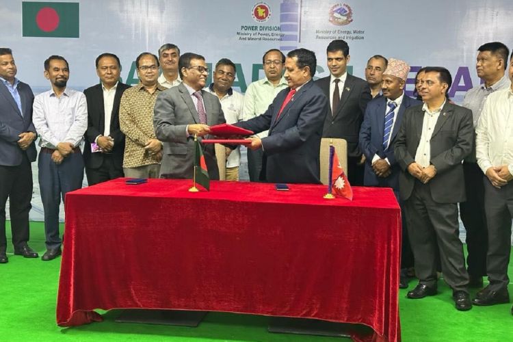 नेपालबाट बंगलादेशले ४० मेगावाट बिजुली किन्दै