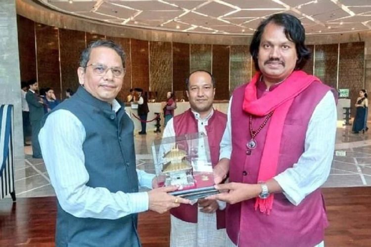 सिके राउत र भाजपा विदेश प्रमुखबीच भेटवार्ता