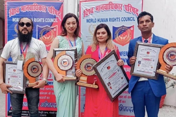 भारतमा चार नेपाली युवा ‘भारत गौरव सम्मान–२०२३’ बाट सम्मानित