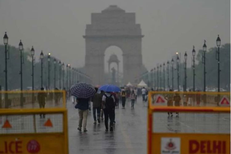 भारतको राजधानी नयाँ दिल्लीमा आज आँधीसहितको वर्षा हुने, 'एलाे अलर्ट' जारी