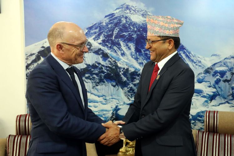 अध्यक्ष तिमिल्सिना र सिटिबिटीयोका कार्यकारी सचिव रोर्बटबीच भेटवार्ता