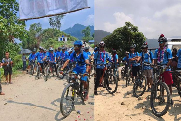 पर्यटन प्रवर्द्धन गर्न राइनासमा साइकल ट्रेलसहितको पदमार्ग निर्माण
