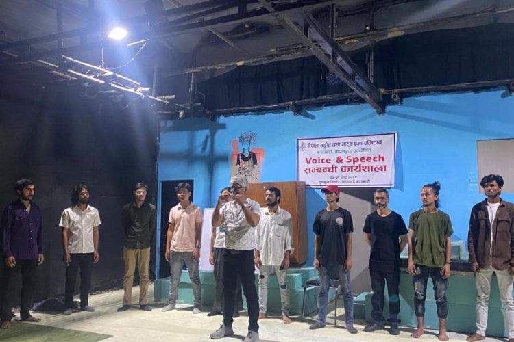 गीत तथा नाट्य प्रतिष्ठानको ‘भ्वाइस एण्ड स्पीच’ कार्यशाला सम्पन्न