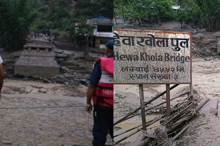 पूर्वी नेपालमा बाढी पहिरोको वितण्डा : हेवाखोलामा बेपत्ता भएका पाँचै जनाको पहिचान