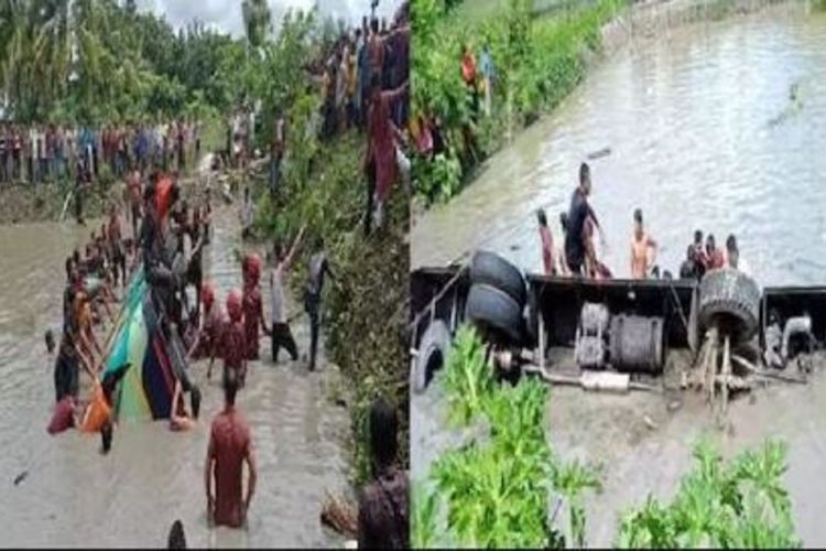 बंगलादेशमा भयानक बस दुर्घटना, १७ यात्रुको मृत्यु