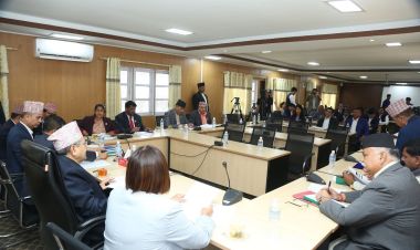 सभामुख घिमिरे र संसदीय समितिका सभापतिहरुबीच छलफल