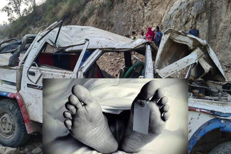 गुडिरहेको जीपमा ढुंगा खस्दा पाल्पामा तीनको मृत्यु