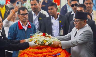 च्यासल पुगेर प्रधानमन्त्रीसहित शीर्षनेताले दिए सुवास नेम्वाङलाई श्रद्धाञ्जली