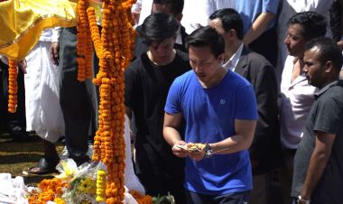 संविधानसभा अध्यक्ष सुवास नेम्वाङको राजकीय सम्मानसहित अन्त्येष्टि