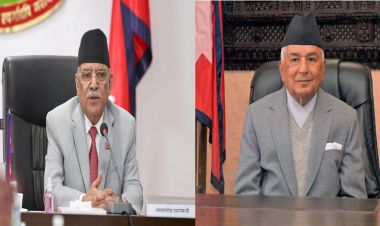 प्रधानमन्त्री दाहाल र राष्ट्रपति पौडेलले दिए इन्द्रजात्राको शुभकामना