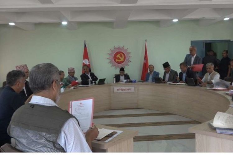 एमाले महासचिव पोखरेल नेतत्वको टोली चीन प्रस्थान
