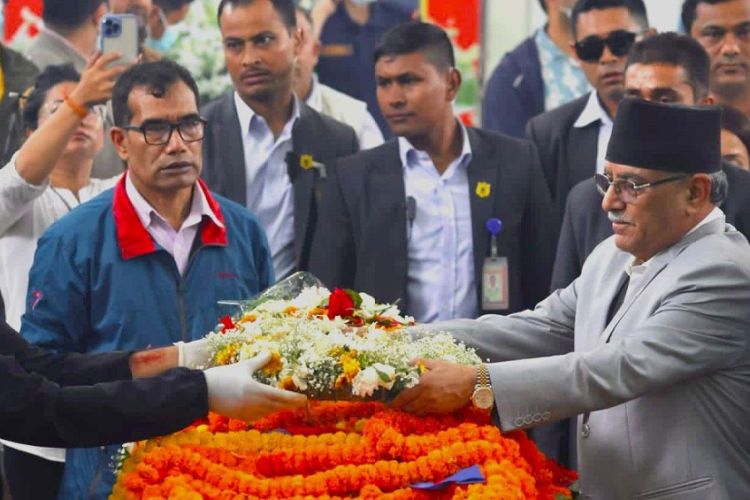 च्यासल पुगेर प्रधानमन्त्रीसहित शीर्षनेताले दिए सुवास नेम्वाङलाई श्रद्धाञ्जली