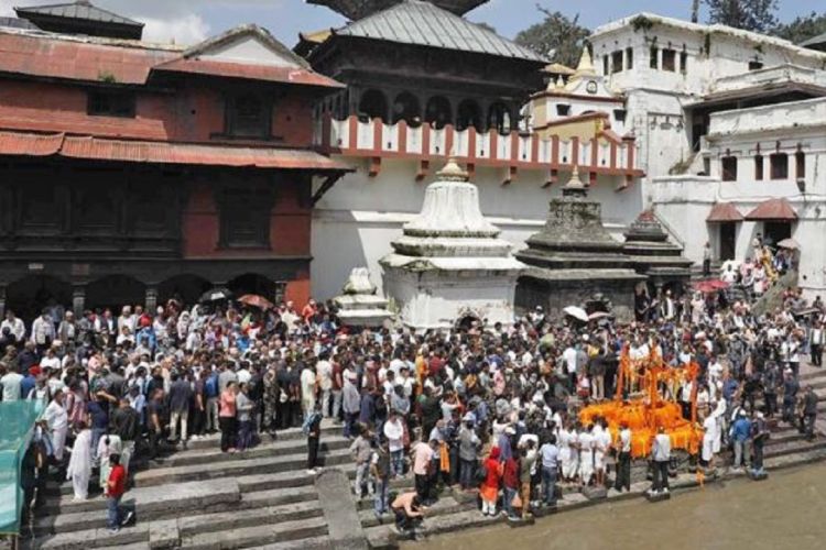 पशुपतिमा सुवासचन्द्र नेम्वाङको अन्तिम बिदाइ