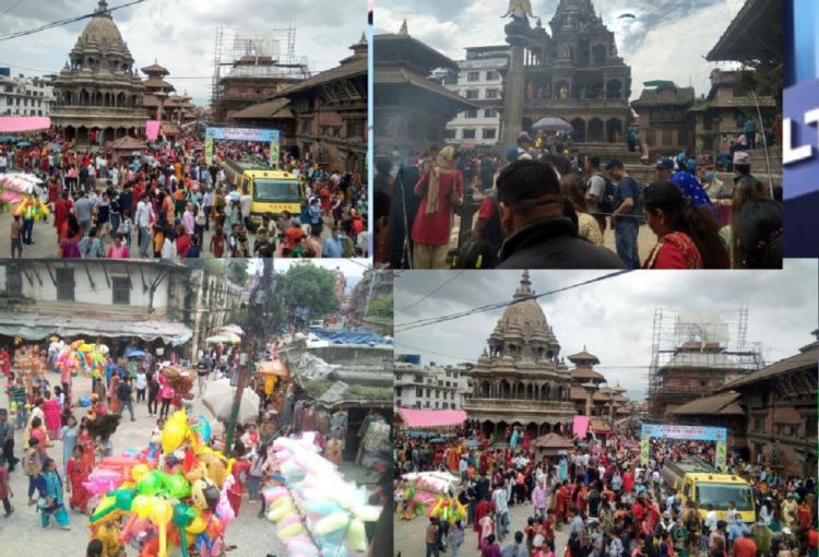 आज कृष्ण जन्माष्टमी, पाटन कृष्ण मन्दिरमा दर्शनार्थीको घुइँचो (फोटोफिचर)