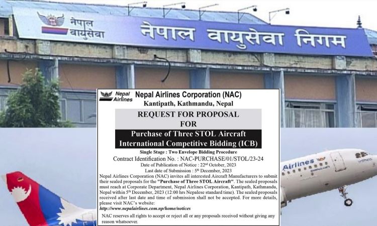 निगमद्वारा तीनवटा जहाज खरिदका लागि टेन्डर आह्वान