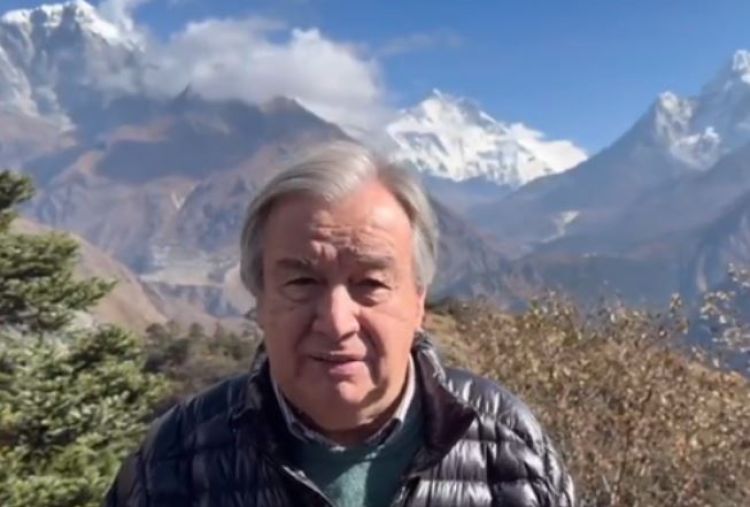 नेपालको हिमालय क्षेत्रमा जलवायु परिर्वतनको गम्भीर असर देखे : महासचिव गुटेरेस