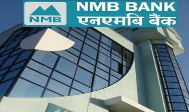 भूकम्पबाट प्रभावितहरुको लागि एनएमबि बैंकको ५० लाख सहयोग