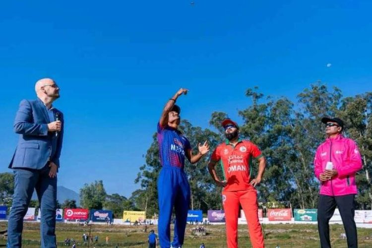 आईसीसी टी–२०ः ओमनविरुद्ध टस जितेर पहिले ब्याटिङ गर्दै नेपाल