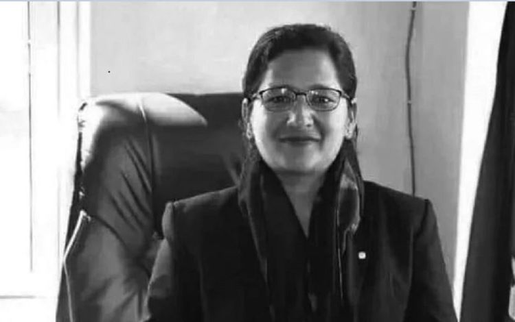 भूकम्पमा परी नलगाढ नगरपालिकाकी उपप्रमुखको मृत्यु