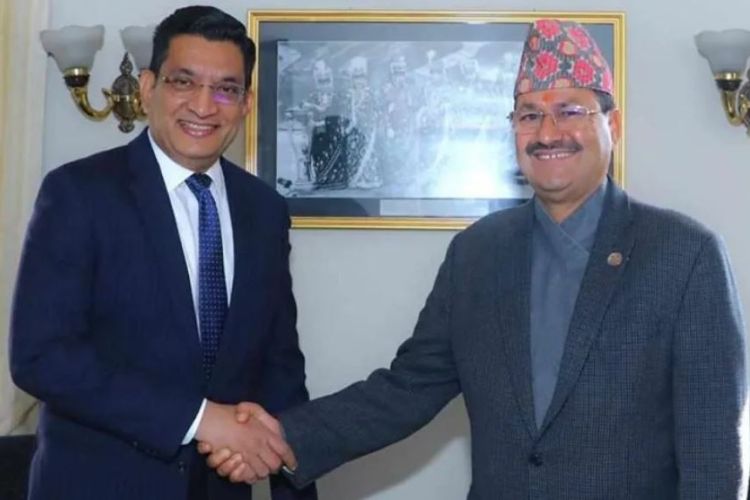 परराष्ट्रमन्त्री साउद र श्रीलंकाका विदेशमन्त्री अली साब्रीबीच भेटवार्ता
