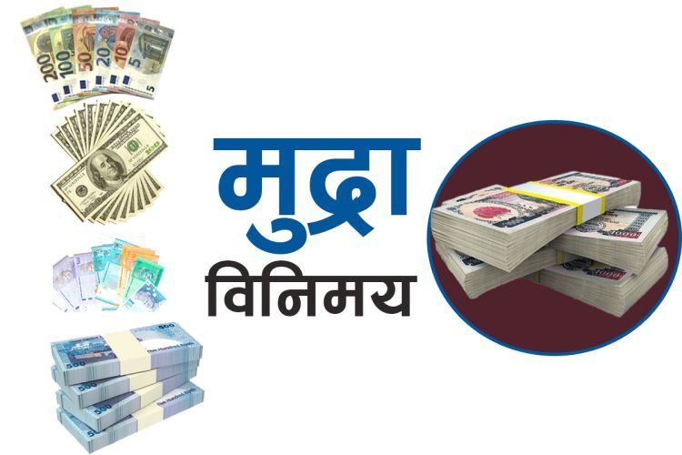 आजको विदेशी मुद्राको विनिमयदर, घट्यो बेलायती पाउण्डको भाउ