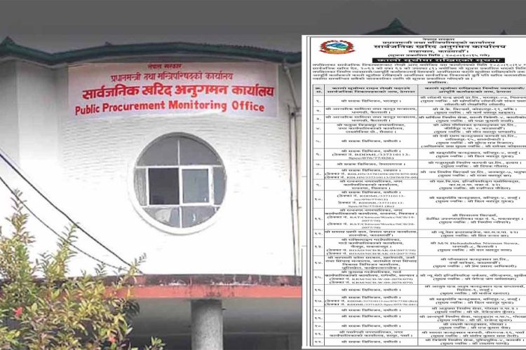 सरकारले राख्यो २२ वटा कम्पनीलाई कालोसूचीमा