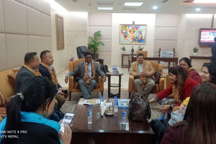 नेपाली सांसदको टोली भारतीय संसदमा जाँदै, नेपाली दुतावासले दियो ३ सुझाव