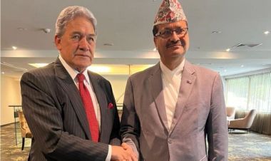 नेपाल र न्युजिल्याण्डबीच परराष्ट्रमन्त्रीस्तरमा द्विपक्षीय बैठक सम्पन्न 