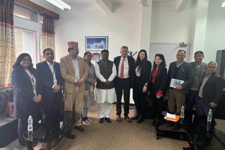 सभापति राजकिशोर यादव र युरोपियन युनियन–इन्टर पेयर्स पार्लियामेन्ट्स इन 