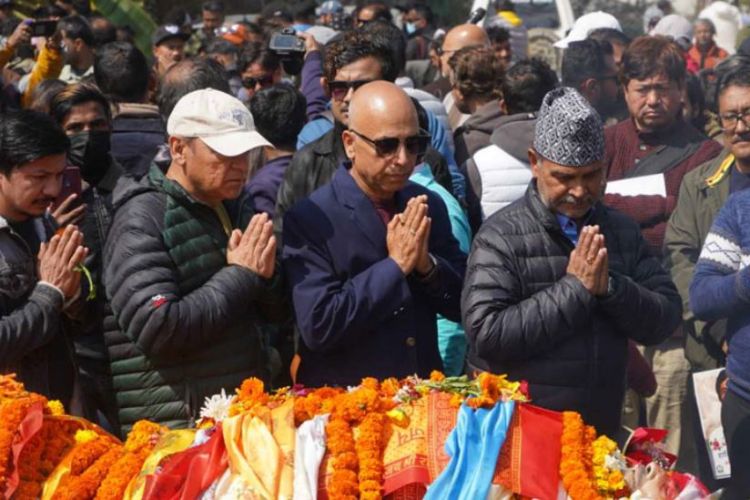 स्वर्गीय गायक तथा संगीतकार भक्तराज आचार्यप्रति अन्तिम श्रद्धाञ्जलि
