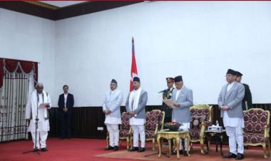 जसपा दुई मन्त्रालयसहित सरकारमा, अध्यक्ष उपेन्द्र र साहले लिए सपथ 