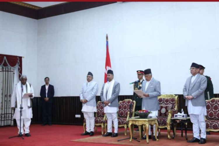 जसपा दुई मन्त्रालयसहित सरकारमा, अध्यक्ष उपेन्द्र र साहले लिए सपथ 