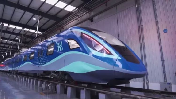 चीनमा बनाइयो पहिलो हाइड्रोजन ट्रेन, भयो सफल परिक्षण