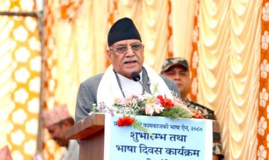 पहिचान एवं राष्ट्रिय मुद्दा कार्यान्वयनमा ऐक्यबद्धता जनाउनुपर्छ : प्रधानमन्त्री दाहाल