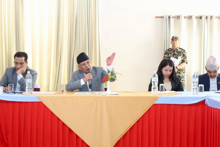 सुनकोशी मरिन डाइभर्सनको बाँकी काम निर्धारित समयमै सम्पन्न होस् : प्रधानमन्त्री दाहाल 