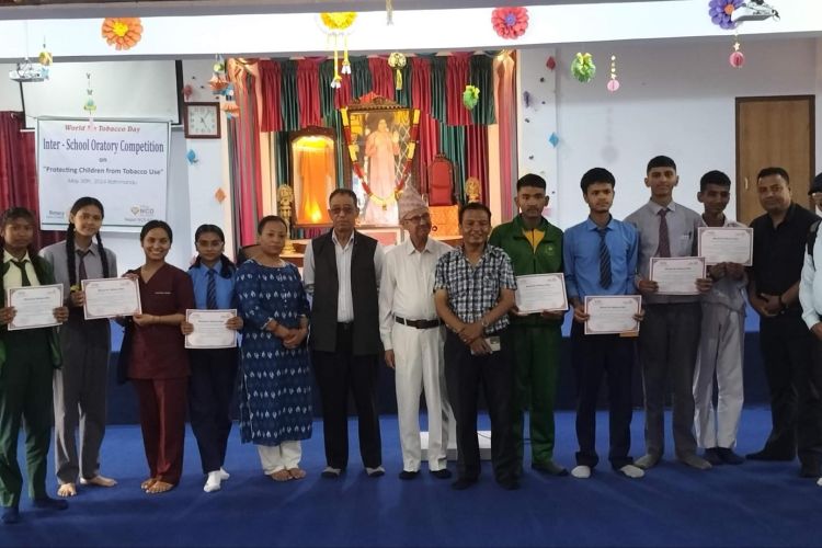  बालबालिकालाई सुर्तीबाट बचाउन विश्व धुम्रपान  रहित दिवस