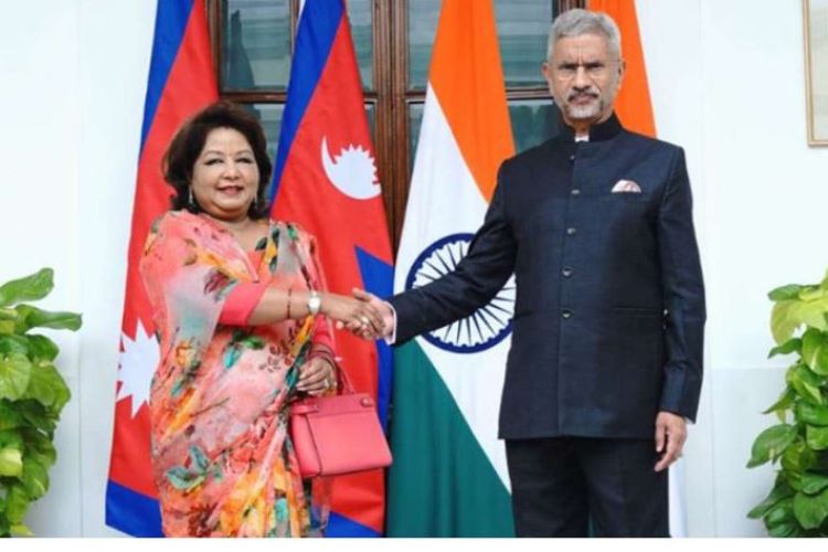 परराष्ट्रमन्त्री राणा र भारतीय विदेशमन्त्री एस जयशङ्करबीच भेटवार्ता