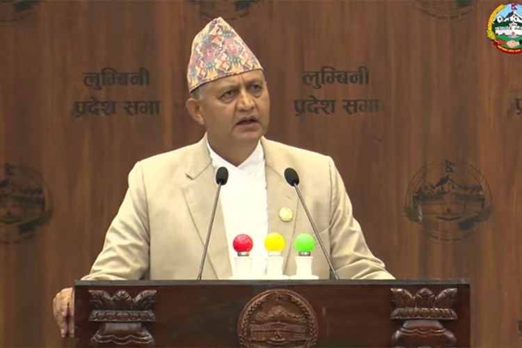 लुम्बिनी प्रदेशका मुख्यमन्त्री आचार्यले पाए विश्वासको मत