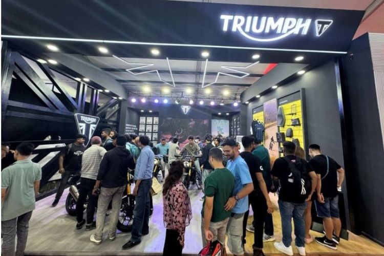 नाडा अटो शोमा ट्राइम्फका १५० भन्दा बढी मोटरसाइकल बुकिङ